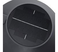 Nordlux Aplique para exterior Justina, antracita, sensor, metal