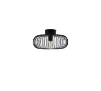 Nordlux Plafón Beroni, metal, negro