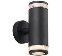Nordlux Birk lámpara de pared para exteriores 2x28 W negro 45501003