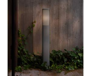 Nordlux Bolardo luminoso Sidara 95 Seaside, antracita, aluminio, IP44, E27