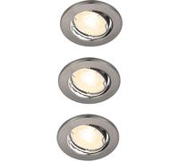 Nordlux Canis lámpara empotrada 3x3.1 W níquel 49300155