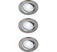 Nordlux Canis lámpara empotrada 3x4.7 W níquel 49390155