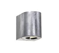 Nordlux Aplique LED de exterior Canto 2, 10 cm galvanizado