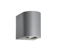 Nordlux Canto 2, lámpara de pared LED, gris