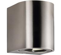 Nordlux Canto lámpara de pared para exteriores 2x6 W acero 49701034