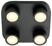 Nordlux Clyde lámpara de techo 4x3.5 W negro 2412256003