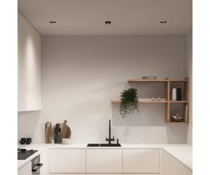 Nordlux Downlight empotrable Sorina, GU10, rígido, metal, negro