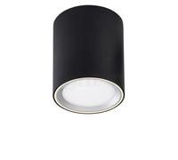 Nordlux Fallon, lámpara de techo LED, negro/acero - 12 cm