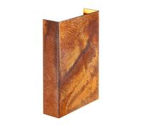 Nordlux Fold, lámpara de pared LED, color óxido - large