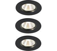 Nordlux Fremont lámpara empotrada 3x4.5 W negro 2310056003