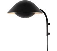 Nordlux Freya, lámpara de pared, negro