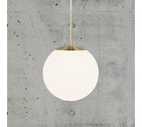 Nordlux Grant lámpara colgante de latón con globo de cristal Ø 25cm
