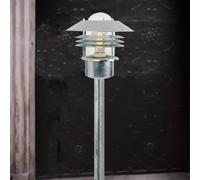 Nordlux Iluminación de senderos Vejers, acero galvanizado