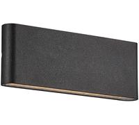 Nordlux Kinver lámpara de pared para exteriores 2x8.5 W negro 2118181003