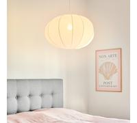 Nordlux Lámpara colgante Aeron 60 con pantalla textil Ø 60 cm