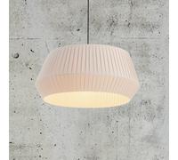 Nordlux Lámpara colgante Dicte, atada a mano, Ø 53cm ámbar