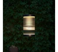 Nordlux lámpara colgante exterior Coupar, Ø 13 cm, negro