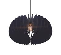 Nordlux Hazo, lámpara de suspensión, negro - ø65,5 cm