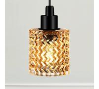 Nordlux Lámpara colgante Hollywood pantalla vidrio, ámbar True