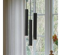 Nordlux Lámpara colgante Vico, 3 luces, rondel, metal, negro