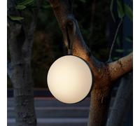 Nordlux Lámpara de exterior LED Bring to go Ø 16 cm blanco/negro