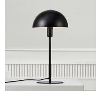 Nordlux Lámpara de mesa Ellen 20, negro, metal, portalámpara E14
