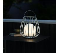 Nordlux Lámpara de mesa LED Jim To-Go, exterior, gris