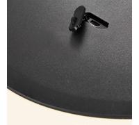 Nordlux Lámpara de mesa LED Kettle TRIPOD madera, pantalla 36cm