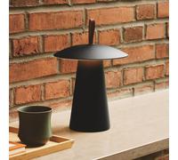 Nordlux lámpara de mesa LED recargable Ara To-Go, aluminio, negro EC:EPREL:1565812