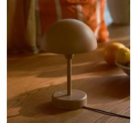 Nordlux Lámpara de mesa LED recargable Ellen To-Go, marrón, aluminio