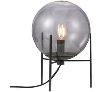 Nordlux Lámpara de sobremesa negro y tulipa esférica de cristal