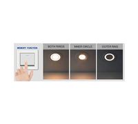 Nordlux Lámpara de techo LED Clyde blanco cálido Ø 8 cm
