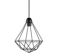 Nordlux Lámpara de techo negro con pantalla abierta y forma geométrica