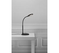 Nordlux Lámpara LED De Mesa Dove Negra 5,4W 340lm Blanco Cálido Interruptor