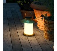 Nordlux Lámpara solar Temple To-Go, latón, altura 30 cm True