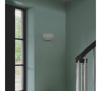 Nordlux Lancio Aplique de pared oblongo de escayola, con enchufe, blanco