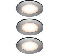 Nordlux Leonis lámpara empotrada 3x4.5 W níquel 49160155