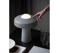 Nordlux Mesa Time Hongo Moderno Gris Máx. 40W E27 Con Interruptor Táctil