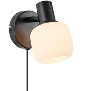 Nordlux Milford lámpara de pared 1x10 W negro 2412631003