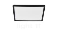 Nordlux Oja Square, lámpara de techo LED, negro - IP54