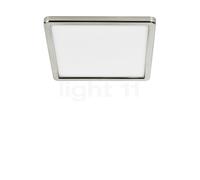 Nordlux Oja Square, lámpara de techo LED, níquel - IP20