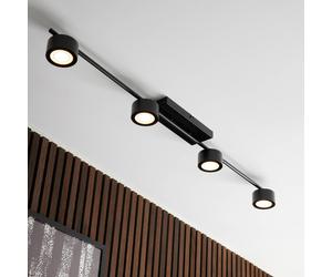 Nordlux Plafón Clyde, 4 luces, atenuable