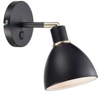 Nordlux Ray lámpara de pared 1x25 W negro 63191003