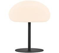 Nordlux Lámpara de mesa LED recargable Sponge table, 40,5 cm de altura, negra