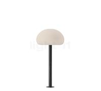 Nordlux Sponge, sobremuro LED con piqueta, negro/blanco
