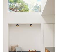 Nordlux Torone downlight, metal, negro, inclinable True