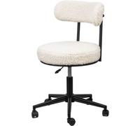 Nordlys Silla de escritorio en lana blanca