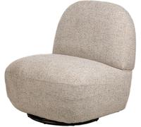 Nordlys Sillón giratorio escandinavo 1 plaza en tejido gris