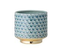Nordring Maceta Goldy - Macetero Decorativo Redondo para Flores e Plantas para Interiores S (10 cm ø), Cielo-Azul, Cerámica