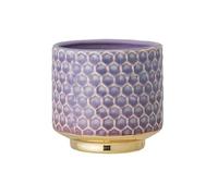 Nordring Maceta Goldy - Macetero Decorativo Redondo para Flores e Plantas para Interiores S (10 cm ø), Violeta, Cerámica